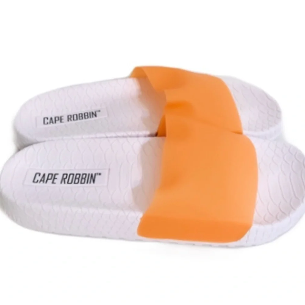 Matte Orange Slides